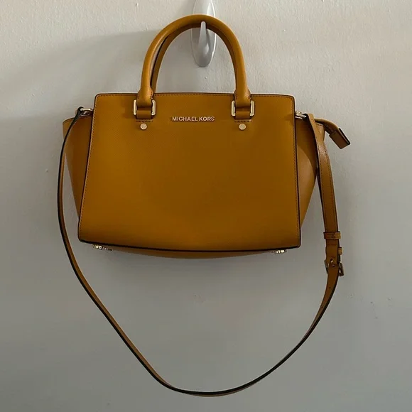 Michael Kors | Bags | Michael Kors Selma Mustard Yellow  display picture 1